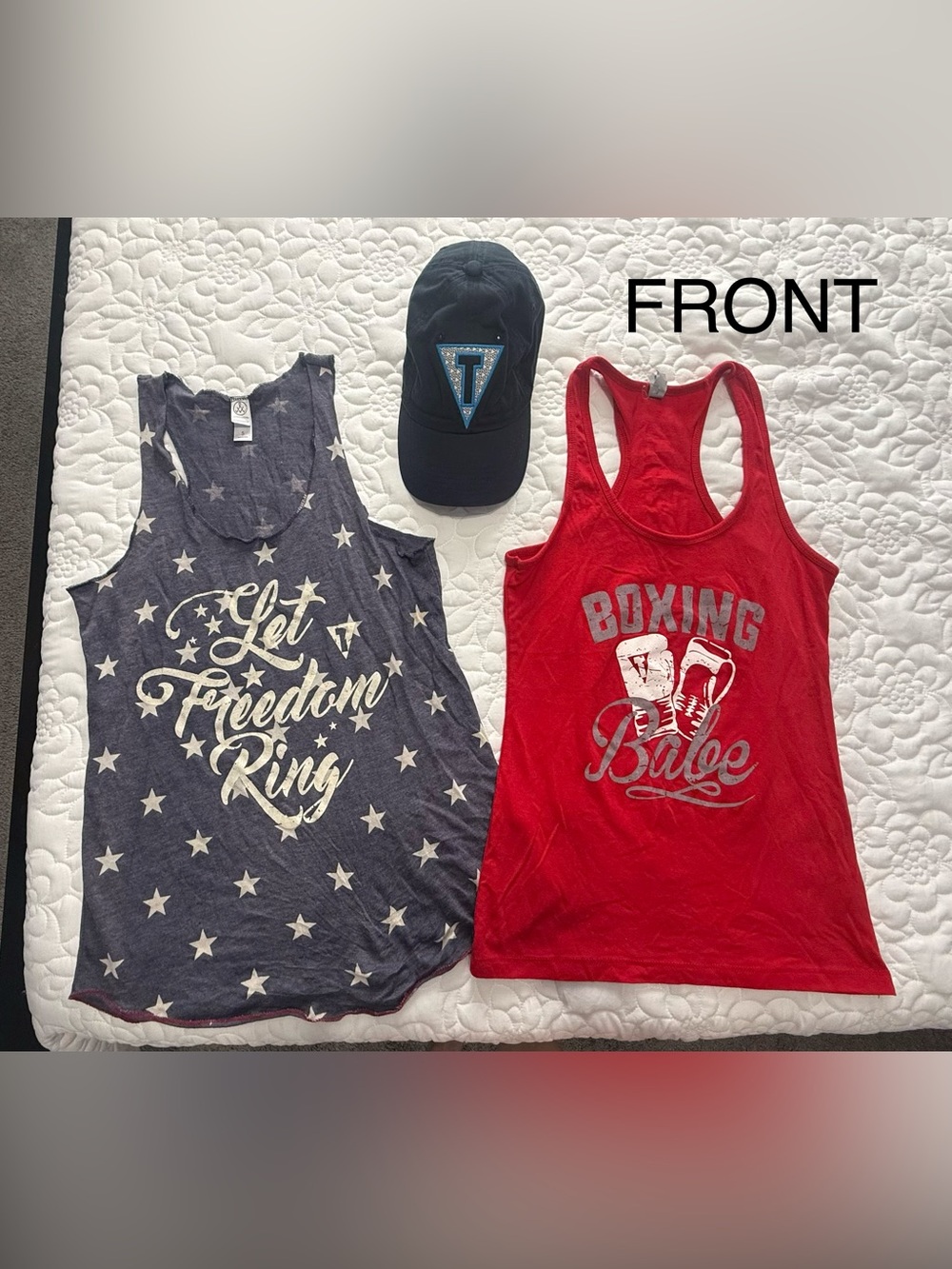 TITLE Boxing Tanks Tops & Hat